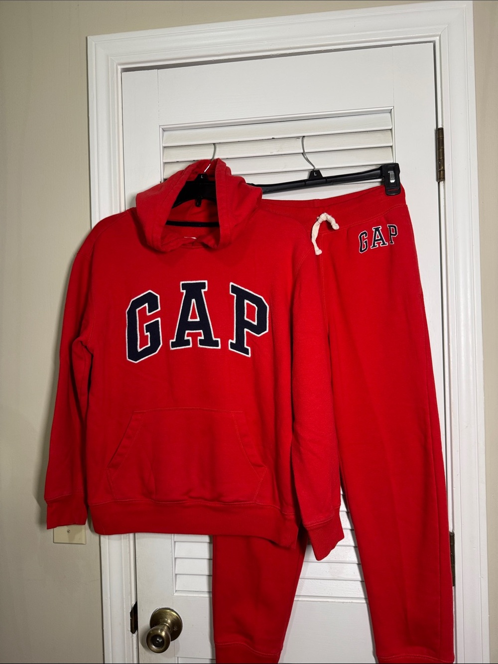 GAP Red Hoodie and Joggers Set